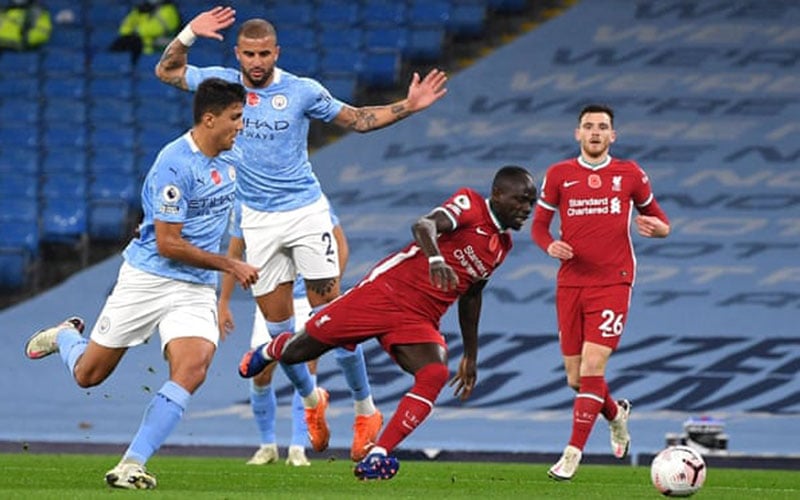  Hasil Liga Inggris : Dua Penalti, Skor ManCity vs Liverpool 1–1