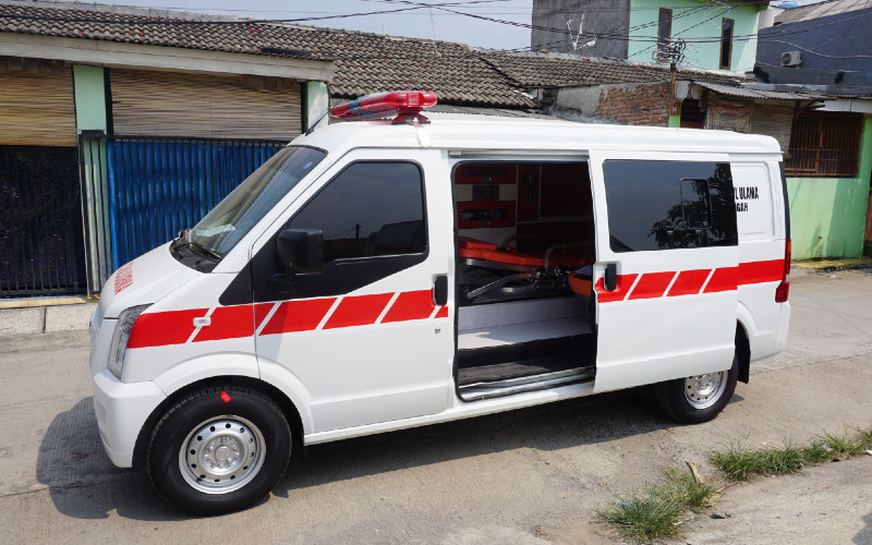 Dapur pacu DFSK Gelora ambulans ditunjang mesin DK 1.500 cc DVVT bertenaga 109 hp pada 6.000 rpm dan torsi 140 Nm pada 3.200 - 4.000 rpm. /DFSK.