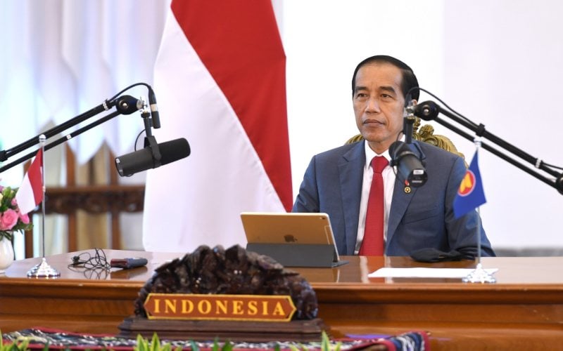  Hadiri KTT Ke-37 Asean Secara Virtual, Jokowi Bahas Pemulihan Ekonomi