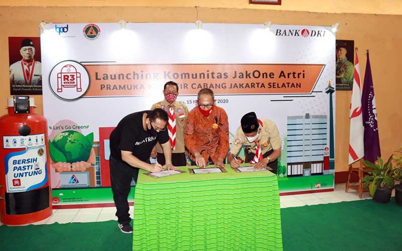  Bank DKI Launching Komunitas JakOne Artri