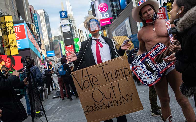  Pendukung Donald Trump Demo di Washington DC, Bentrok Tak Terhindarkan