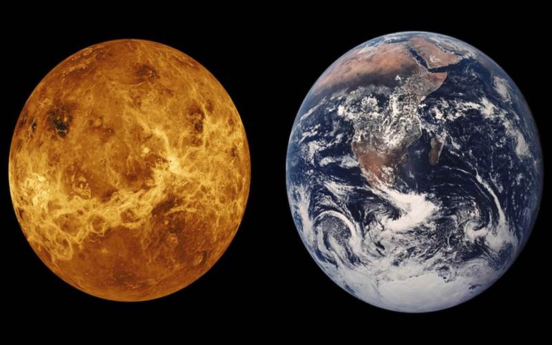 Planet Venus dan bumi