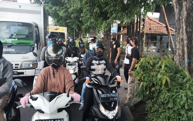  Operasi Protokol Kesehatan di Denpasar Dapati Sejumlah Pelanggar