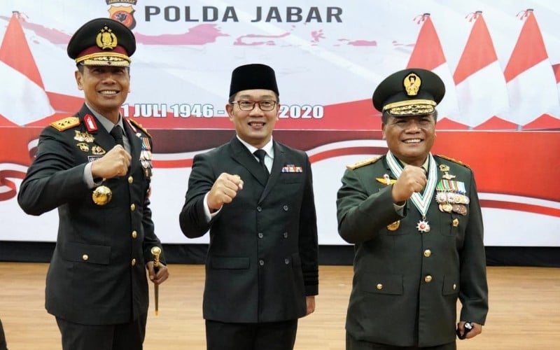  Kapolda Jabar Dicopot, Ridwan Kamil Puji Ruddy Teman di Masa Sulit