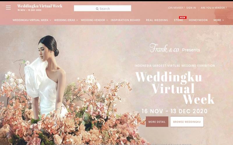  100.000 Calon Pengantin Ikuti Pesta Pernikahan Weddingku Virtual Week