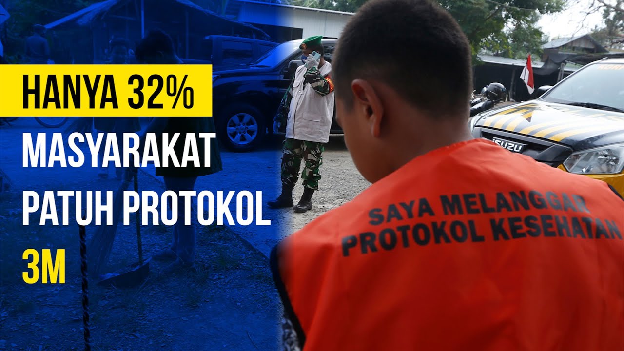  Waspada! Masyarakat Masih Tak Patuh Protokol Kesehatan 3M