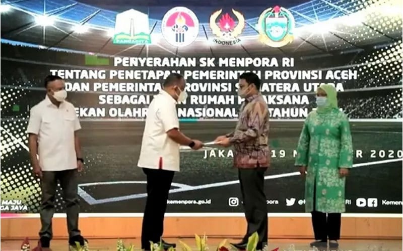  Menpora Tetapkan PON 2024 Dilaksanakan di Sumut dan Aceh