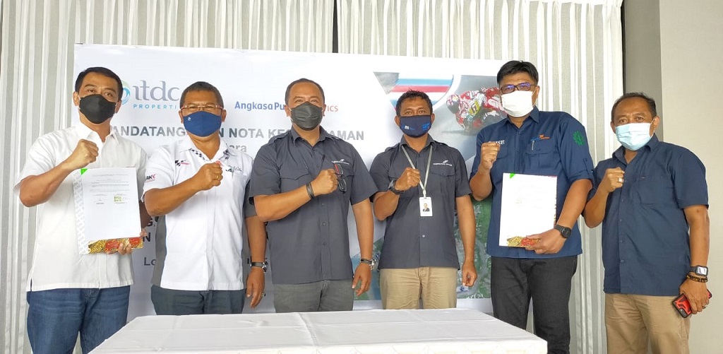  Angkasa Pura Logistik dan ITDC Nusantara Properti Jalin Kerja Sama Sukseskan MotoGP di Mandalika