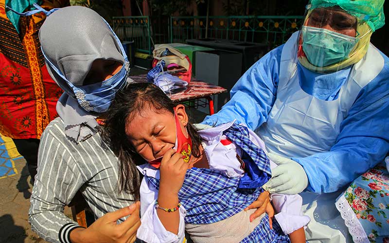  Program Imunisasi Kepada pelajar di Kota Tangerang Terus Berjalan di Tengah Pandemi