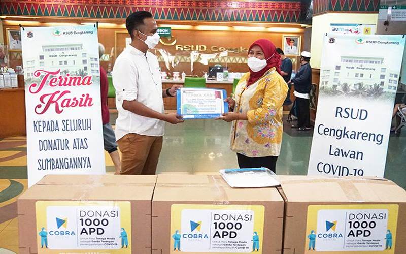  Cobra Dental Donasikan 1.000 APD ke RS Cengkareng