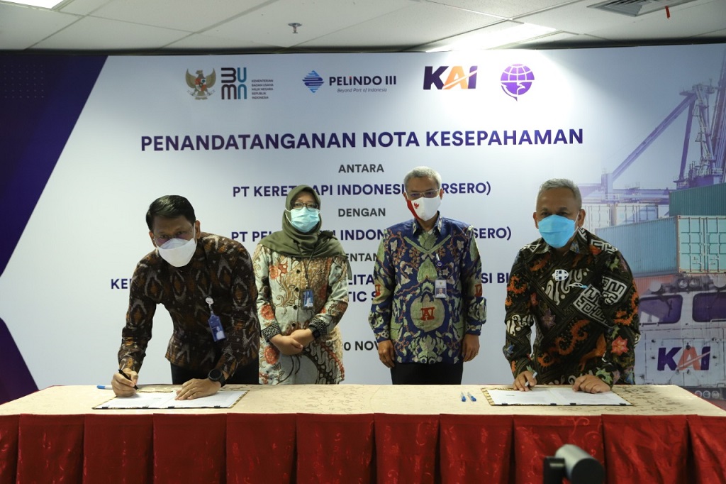  Kolaborasi Pelindo III dan KAI, Optimalkan Aset dan Inovasi Proses Bisnis