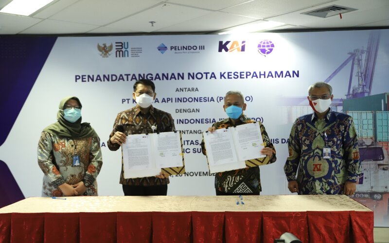  Pelindo III dan KAI Kolaborasi Optimalkan Aset untuk Pengembangan Bisnis