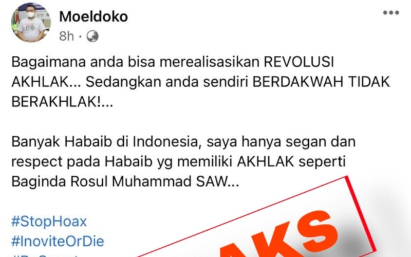  CEK FAKTA: Moeldoko Singgung Revolusi Akhlak di Media Sosial?