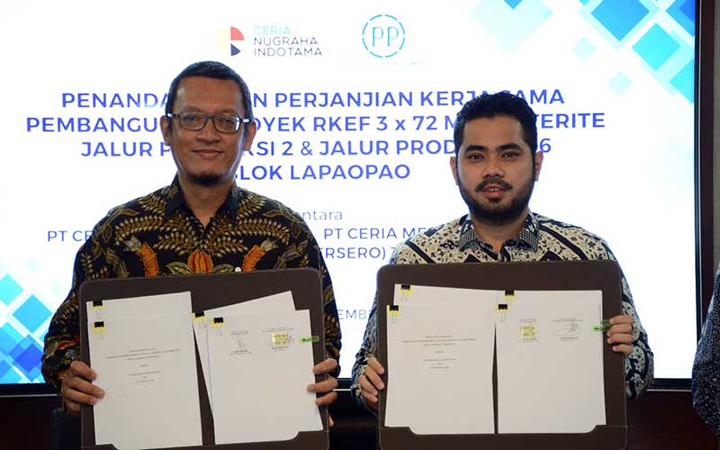  PT PP (Persero) Tbk. Tandatangani Kerja Sama Proyek Pembangunan Smelter di Sulawesi Tenggara
