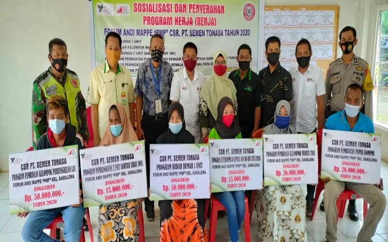  Perkuat Ekonomi Desa, Semen Tonasa Galakkan Program Pemberdayaan Masyarakat  