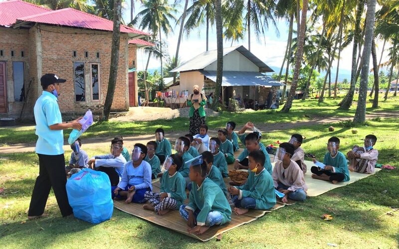  Anak-anak di Pasir Jambak Diedukasi Gaya Hidup Bersih dan Sehat