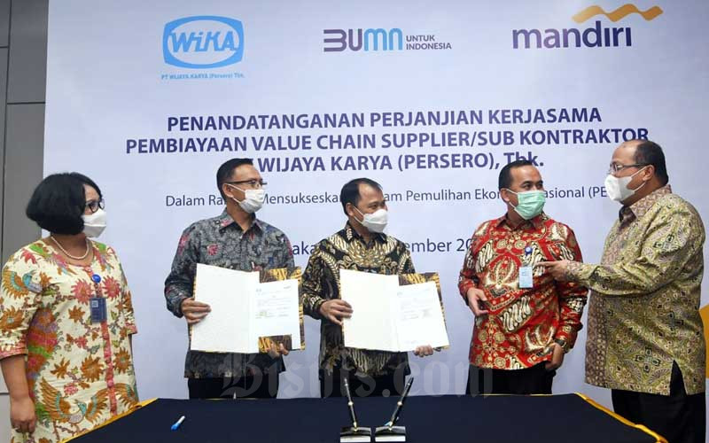  Bank Mandiri Siapkan Plafond Pembiayaan Senilai Rp2,5 Triliun Untuk UKM Yang Menjadi Supplier/Sub Kontraktor WIKA