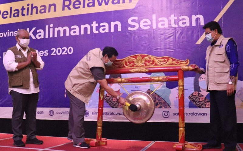  BNPB Latih 1.000 Relawan Covid-19 Tambahan di Kalimantan Selatan