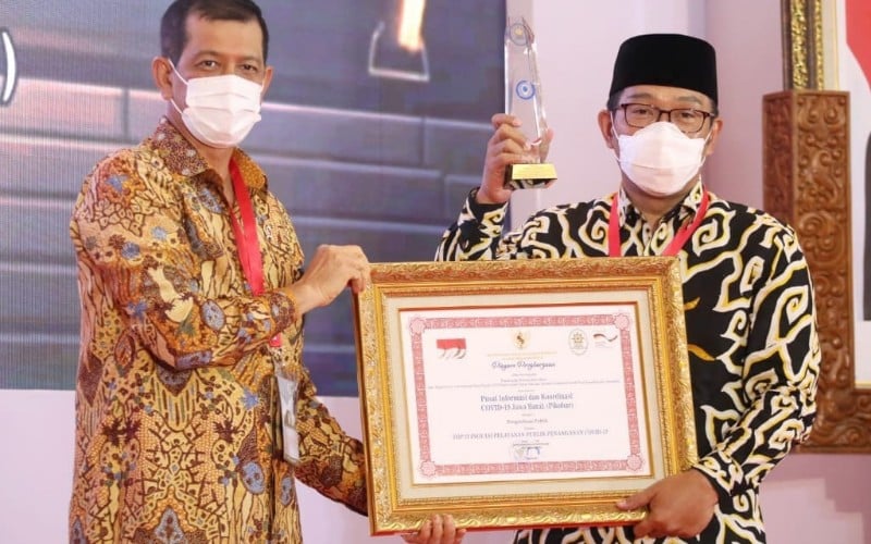  Pemprov Jabar Borong Dua Penghargaan Prestisius Kemenpan RB dan BNPB