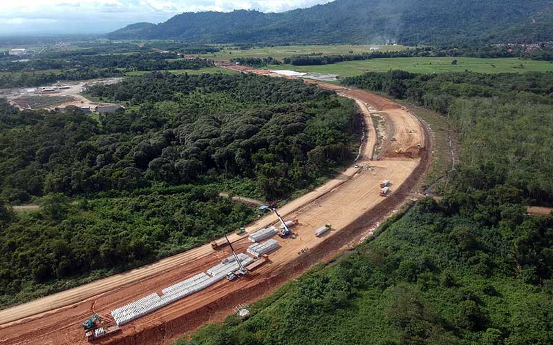  Proyek Jalan Tol Pekanbaru-Bangkinang Diklaim 100 Persen Gunakan Produk Semen Padang