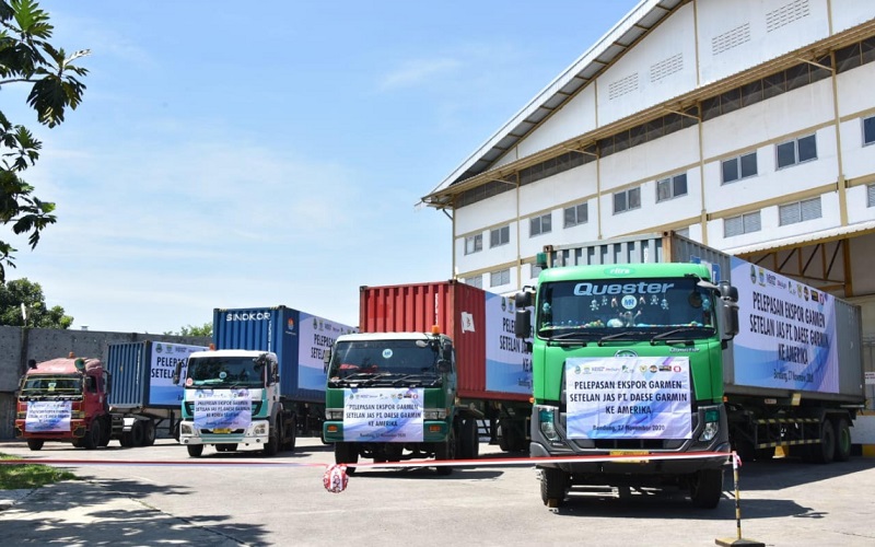  Daese Garmin Ekspor Jas ke AS dan Korea Selatan