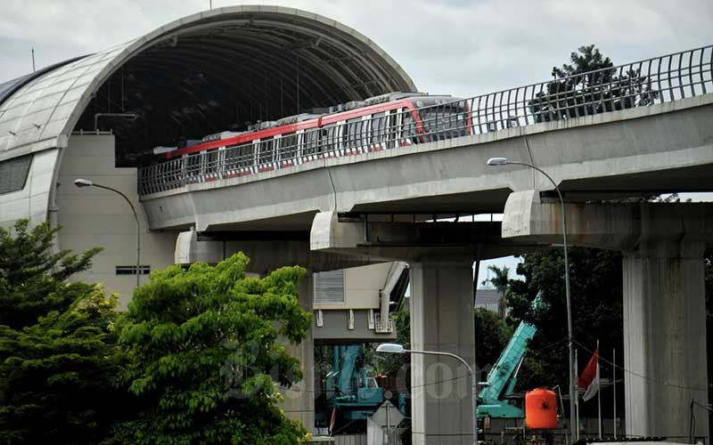  Pengerjaan Proyek LRT Jabodebek Tahap 1 Sudah Mecapai 79 Persen