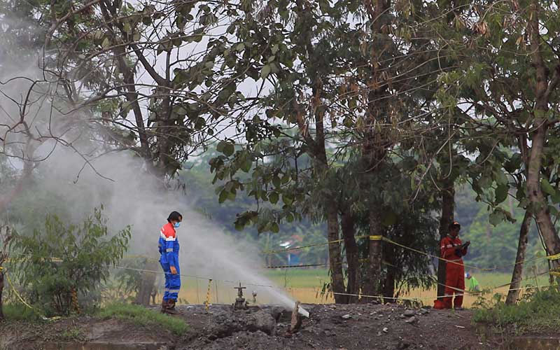  Semburan Gas Liar Terjadi di Indramayu Jawa Barat