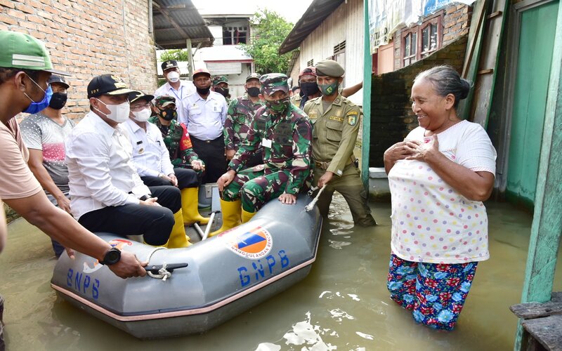  29 Ton Sembako Disalurkan ke Korban Banjir Sergai