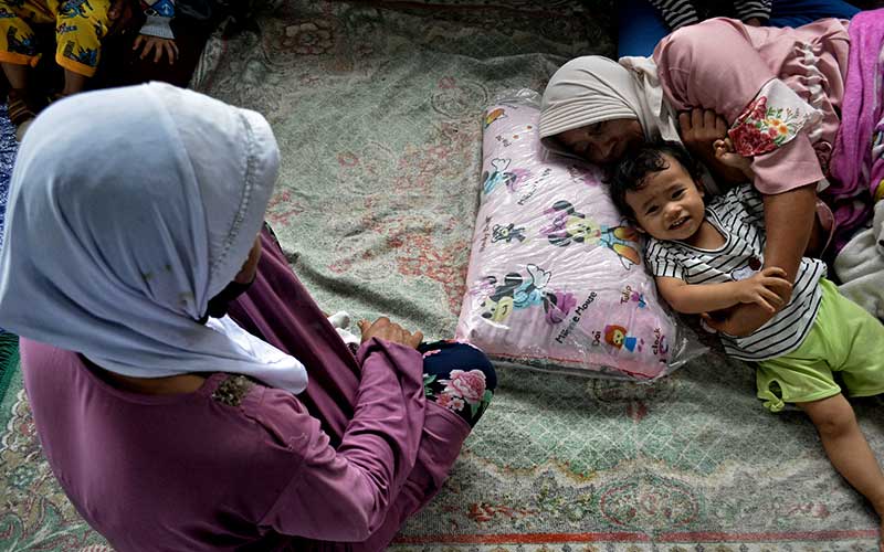  Sebanyak 55 KK Mengungsi Akibat Tanah Longsor di Garut Jawa Barat