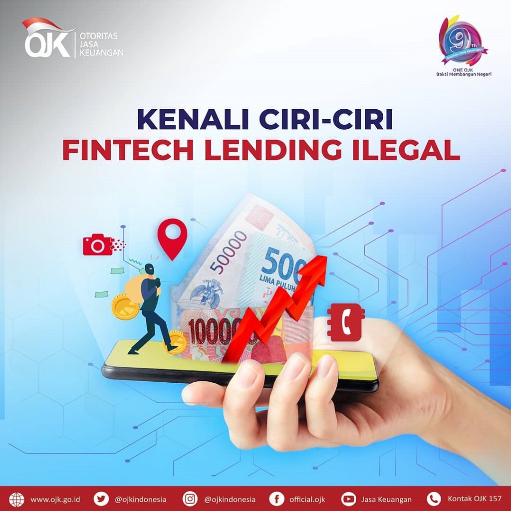  Waspada Tekfin Ilegal, Berikut Ciri dan Tips dari OJK