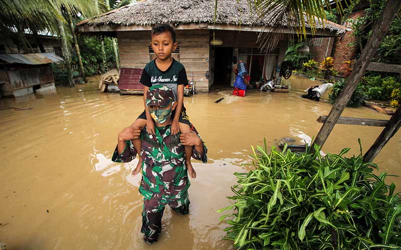  Banjir di Aceh Utara Terus Meluas