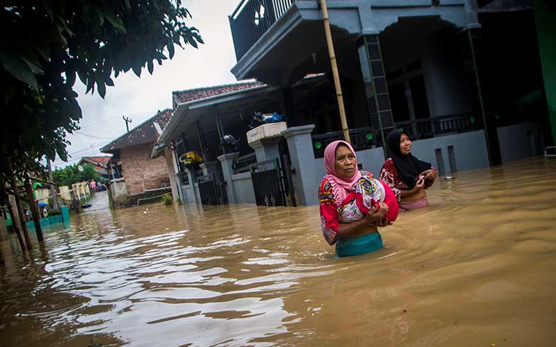  Delapan Kecamatan di Lebak Banten Terendam Banjir