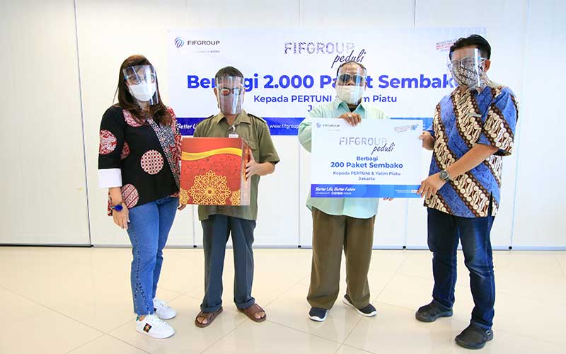  FIF Group Serahkan Bantuan Kepada 2.000 Anggota Pertuni & Yatim Piatu