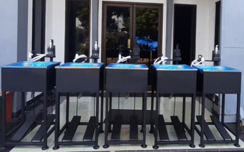  Pandemi Covid-19, Ganding Toolsindo Ketiban Berkah Wastafel Injak