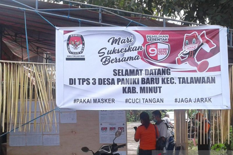  Terapkan Prokes, Warga Sulawesi Utara Berduyun ke TPS 