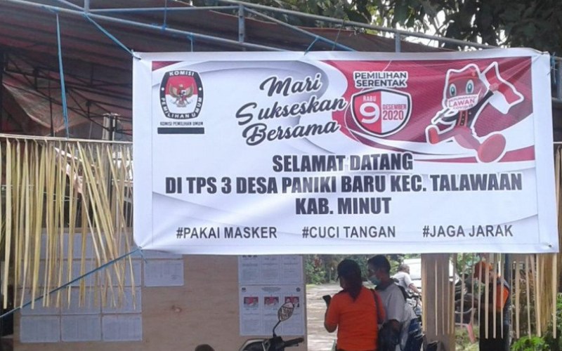 Pilkada 2020, Begini Penerapan Protokol Kesehatan di Sulawesi Utara
