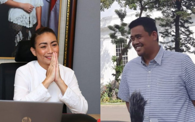 Rahayu Saraswati Djojohadikusumo, dan Bobby Nasution. /Antara-Bisnis.com