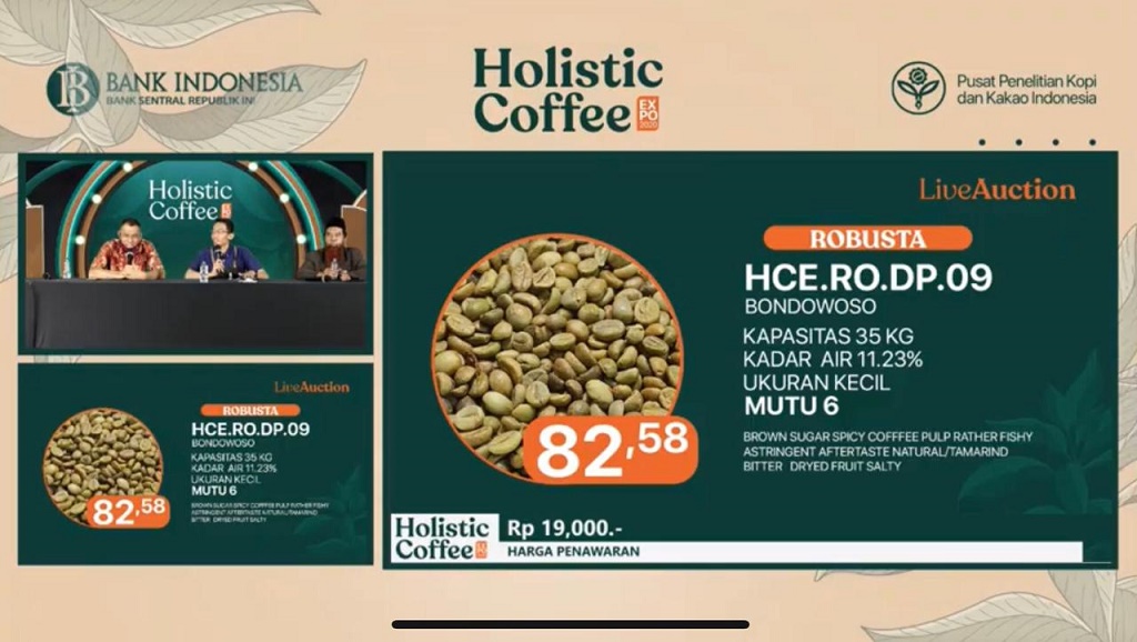  Holistic Coffe Expo 2020 Pertemukan Petani Kopi dengan Pembeli Lewat Lelang