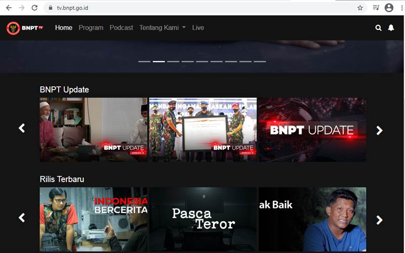  Lawan Radikalisme dan Terorisme, BNPT Luncurkan BNPT TV Channel 