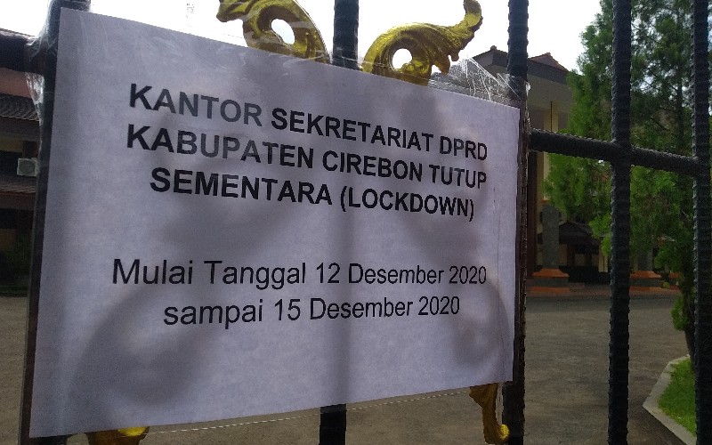  Sejumlah Pegawai Positif Corona, Kantor DPRD Kabupaten Cirebon Ditutup