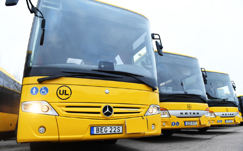 Daimler Bus mengirimkan 112 bus antar kota ke Mohlins Bussar. /Daimler