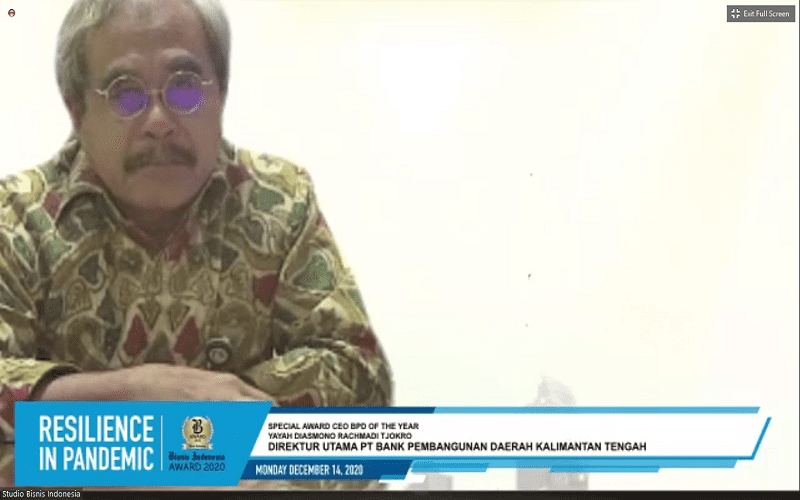  BPD Kalteng Jadi Bank Pembangunan Daerah Terbaik BIA 2020