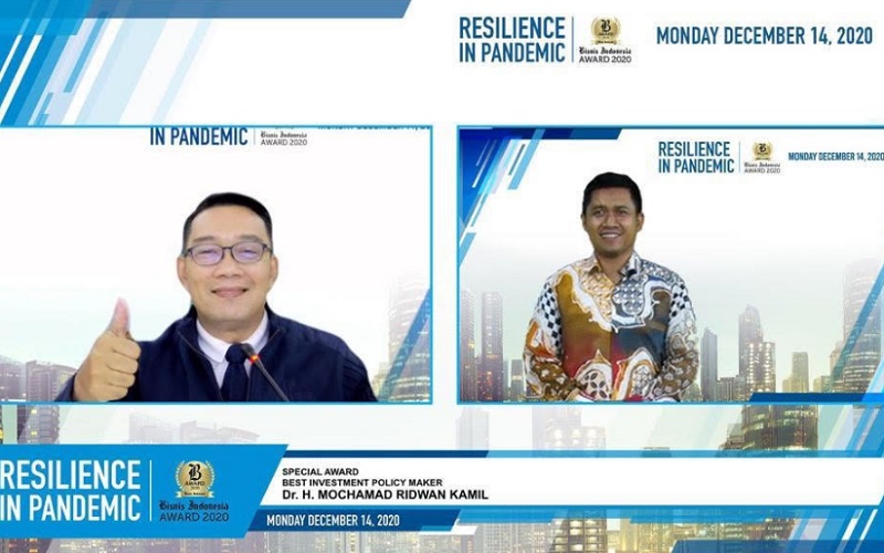  Bisnis Indonesia Award: Lahirkan Rebana Metropolitan, Ridwan Kamil Raih Best Investment Policy Maker