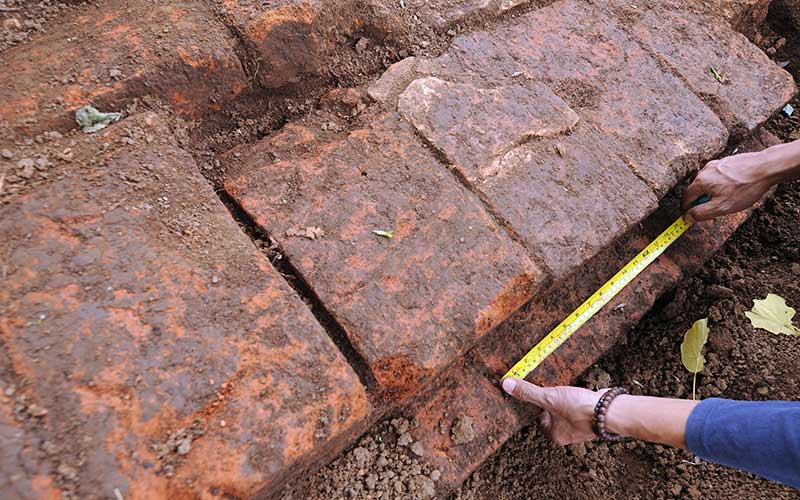  Penemuan Struktur Batu Bata Kuno di Klaten Jawa Tengah