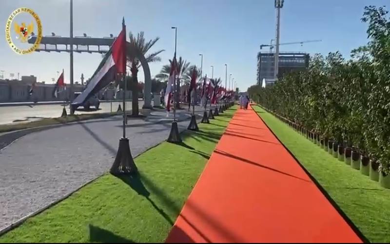Uni Emirat Arab (UEA) meresmikan Jalan Presiden Joko Widodo di Abu Dhabi, Senin (19/10/2020). JIBI/Bisnis-Nancy Junita @Facebook KBRI Abu Dhabi