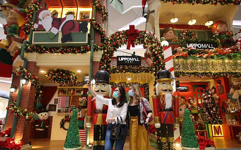 Sambut Natal, Lippo Mall Puri Tampilkan Dekorasi Natal di 2 Atrium