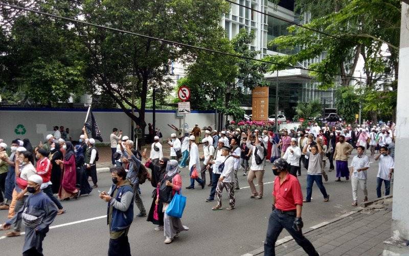  Polisi Tetapkan 7 Simpatisan Rizieq Shihab Tersangka Aksi 1812