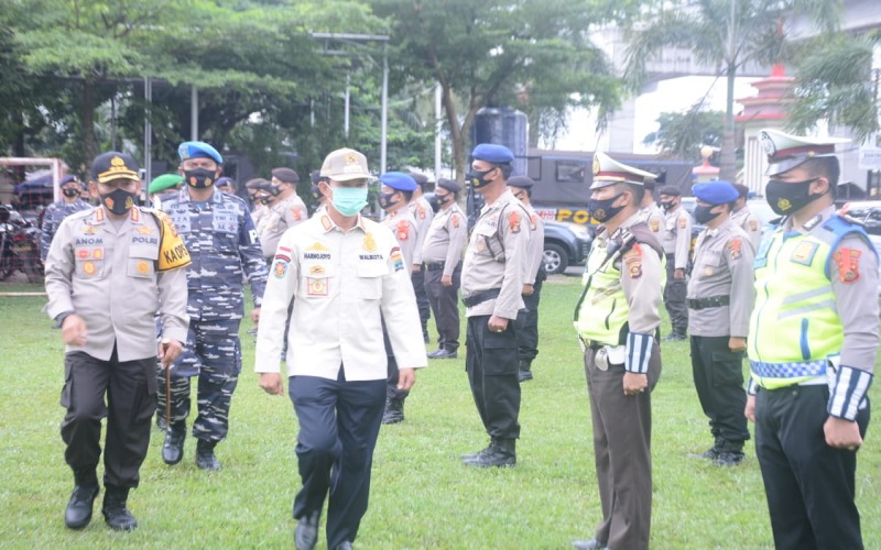  Pemkot Palembang dan Kepolisian Kerahkan Pasukan Amankan Nataru