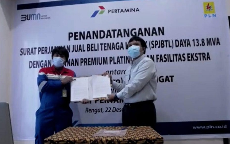  PLN UIWRKR Pasok Listrik Layanan Premium Platinum Ekstra ke Pertamina EP Lirik Field