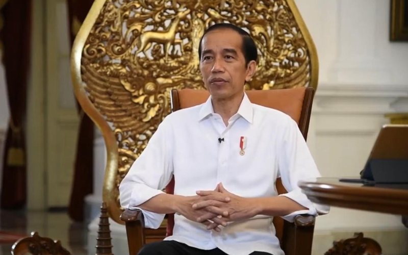 Presiden Joko Widodo menyampaikan keterangan pers terkait vaksin Covid-19 di Istana Merdeka, Rabu, 16 Desember 2020 - Youtube Sekretariat Presiden